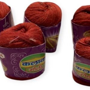 Dirghaanshi Cotton Mouli Rakhi - 5 pcs