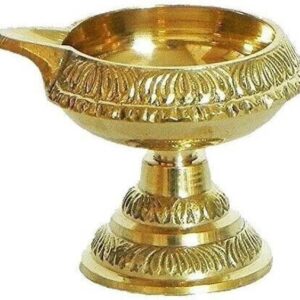 SERENITY LIVING Pure Brass Diya