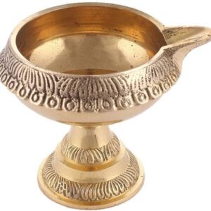 Ein Sof Borosilicate Glass Diya