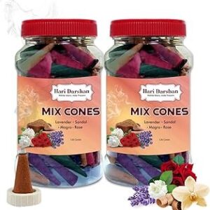 Hem Precious Assorted Dhoop Cones (Pack of 6)