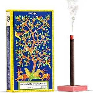Darshan Black Stone Jumbo Dhoop (Pack of 12)